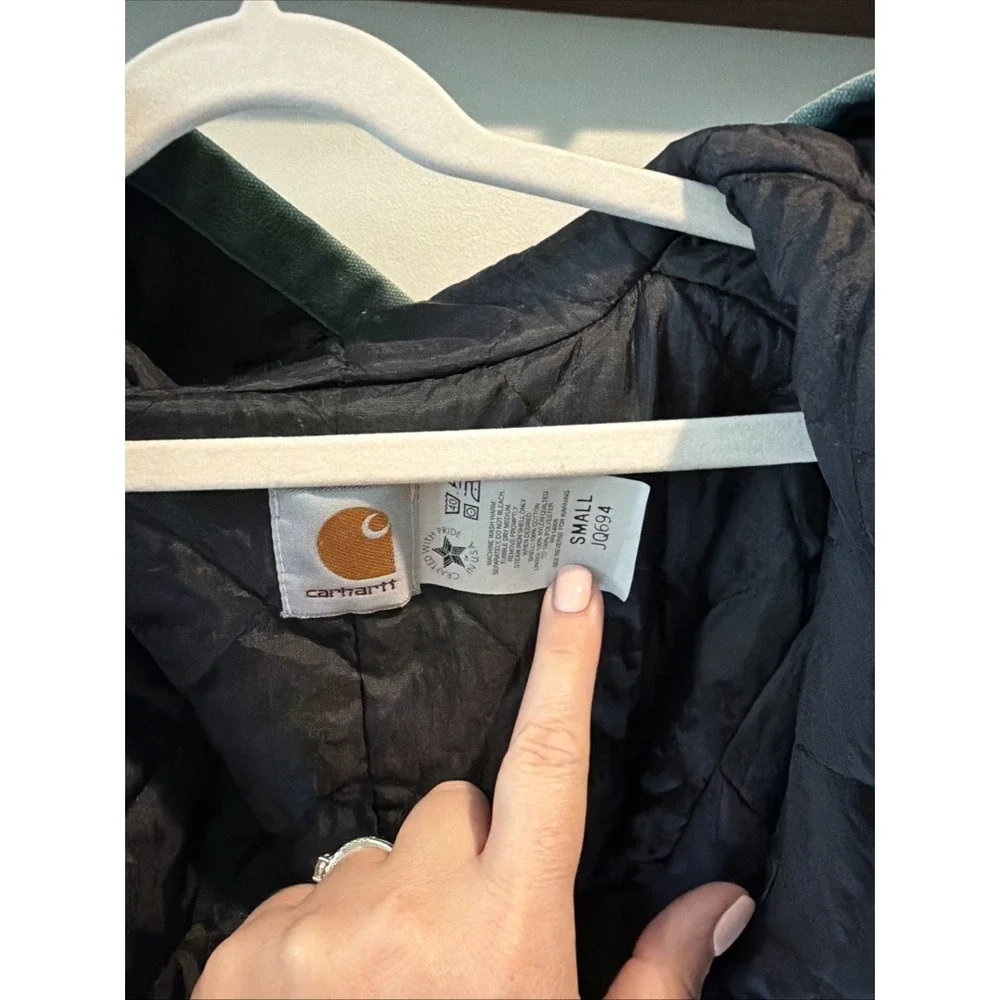 Carhartt Youth Small Vintage 1997 Aspen Green Active Barn Jacket JQ694